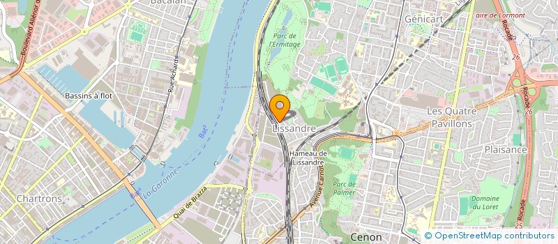 localisation de l'entreprise C.E.I.A.  LORMONT