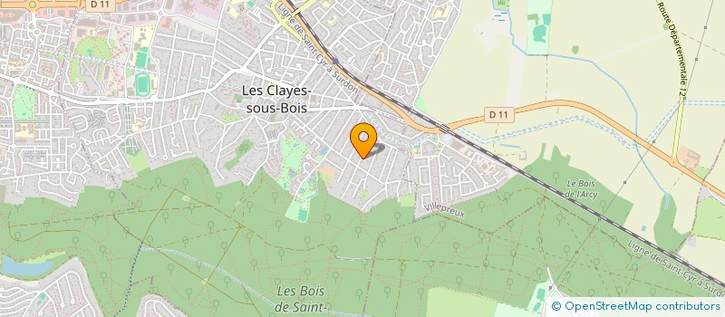 localisation de l'entreprise C.E.I CONSEILS à LES CLAYES-SOUS-BOIS