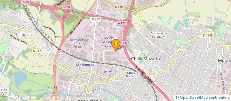 localisation de l'entreprise C E I FRANCE à LONGJUMEAU
