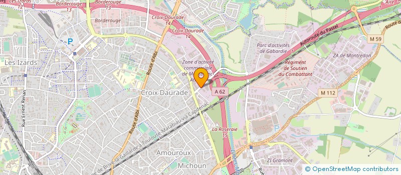 localisation de l'entreprise C.E.I.S à TOULOUSE