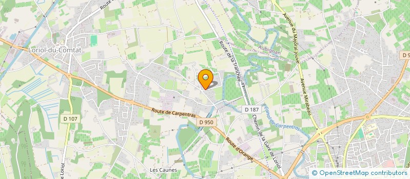 localisation de l'entreprise C E I SERVICES  LORIOL-DU-COMTAT