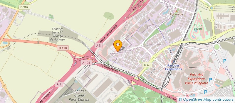 localisation de l'entreprise C E IKEA PARIS NORD  GONESSE