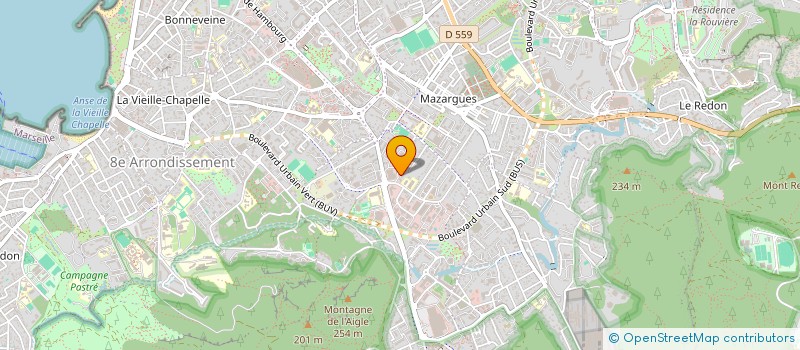 localisation de l'entreprise C & E IMMOBILIER à MARSEILLE