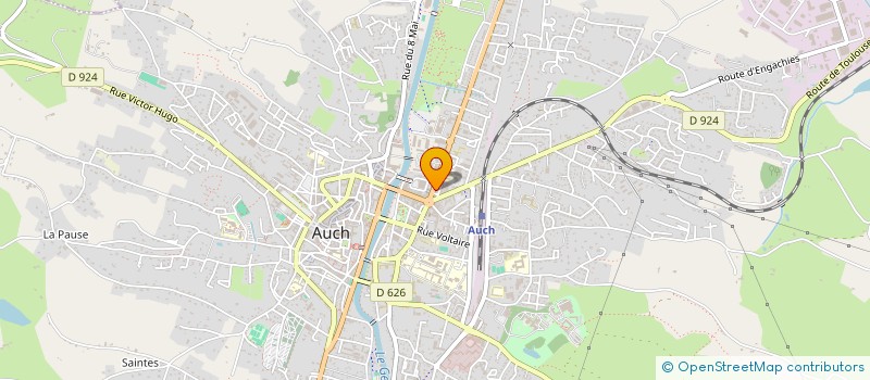 localisation de l'entreprise C E J à AUCH