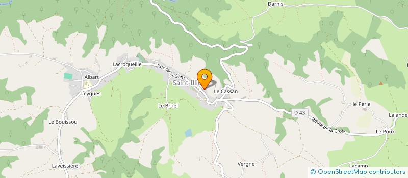localisation de l'entreprise C.E.J. à SAINT-ILLIDE