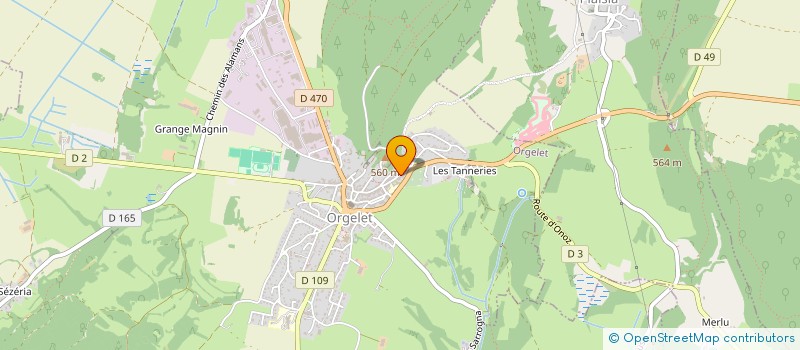 localisation de l'entreprise C.E.J. à PIMORIN
