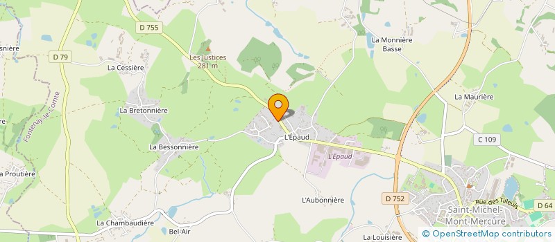 localisation de l'entreprise C.E.J.P. INVESTISSEMENTS à SEVREMONT