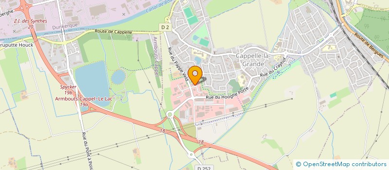 localisation de l'entreprise C.E.J.V.F  CAPPELLE-LA-GRANDE