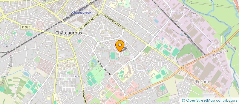 localisation de l'entreprise C.E.K à CHATEAUROUX