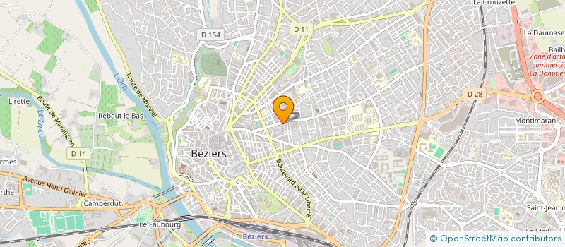 localisation de l'entreprise C.E.L à BEZIERS