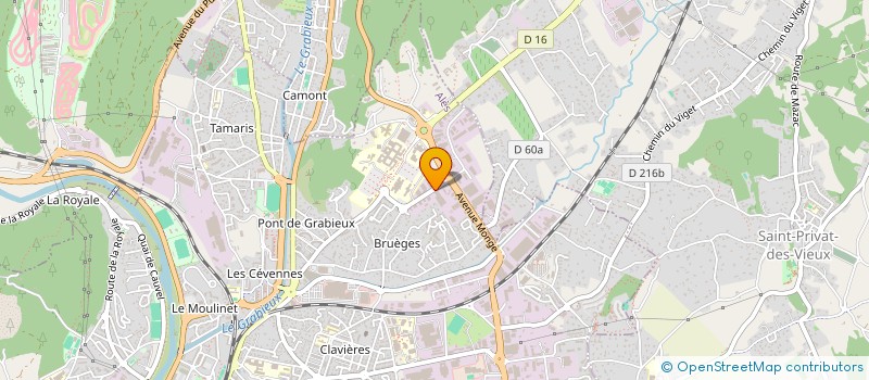 localisation de l'entreprise C.E.L. FRANCE à ALES