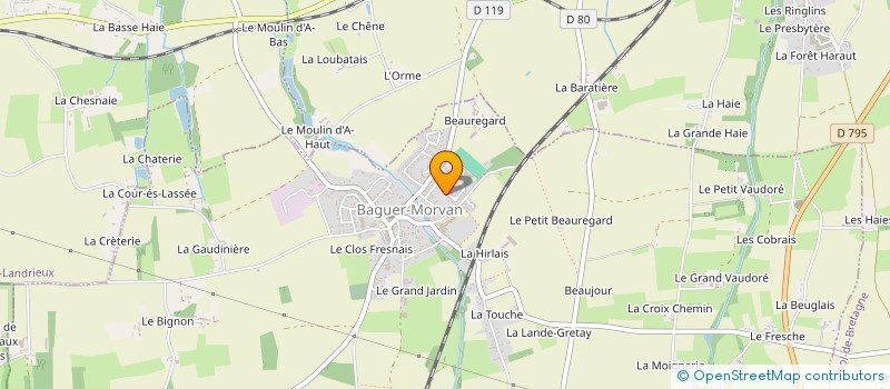 localisation de l'entreprise C.E LYLOU  BAGUER-MORVAN