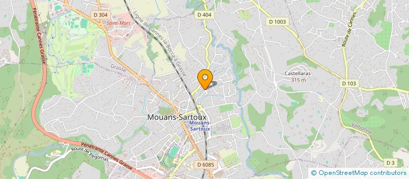 localisation de l'entreprise C.E.M.A  MOUANS-SARTOUX