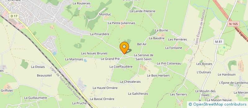 localisation de l'entreprise C-E-M-I  SAINT-ETIENNE-DE-MONTLUC