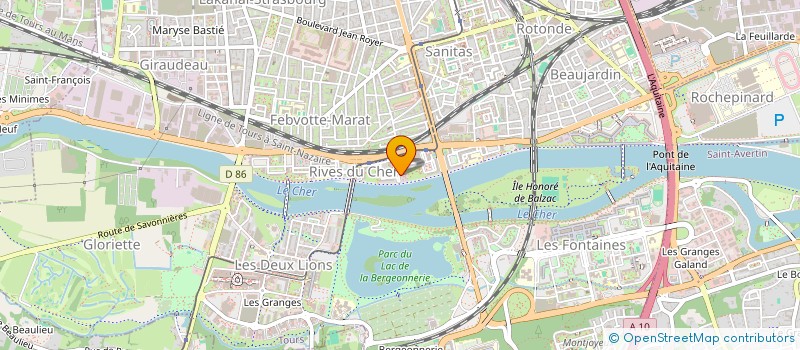 localisation de l'entreprise C E M I A T à TOURS