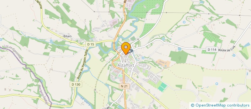 localisation de l'entreprise C.E. MEDIA FORMATION  ASTAFFORT