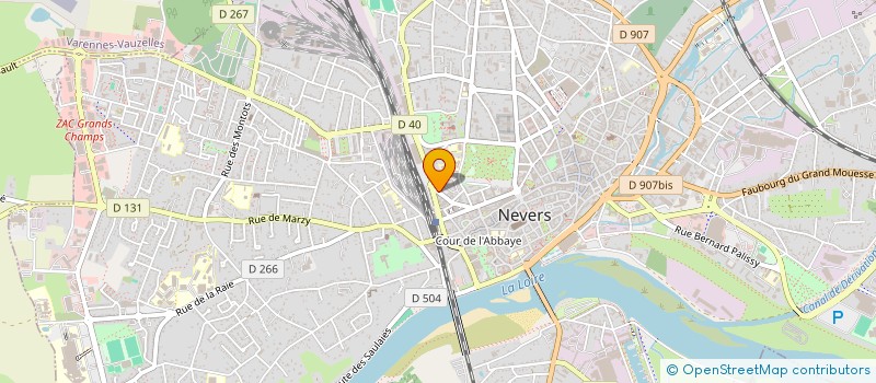 localisation de l'entreprise C.E.N COMPTOIR ELECTRIQUE NIVERNAIS à NEVERS
