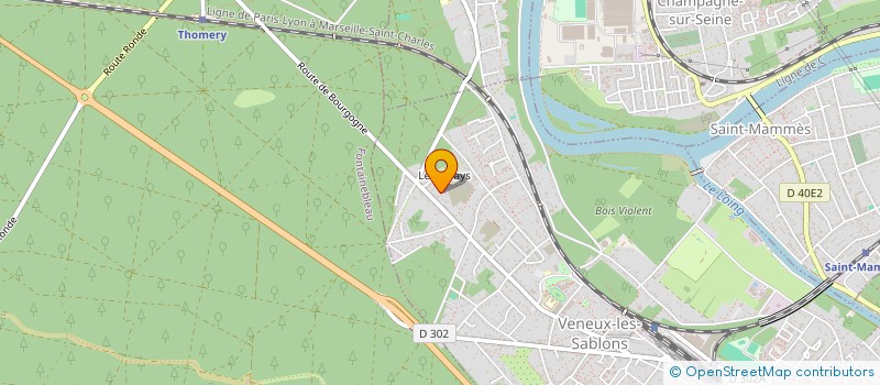 localisation de l'entreprise C.E.N.E.V.E  MORET-LOING-ET-ORVANNE