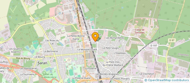 localisation de l'entreprise C E NOVALIS à SARAN