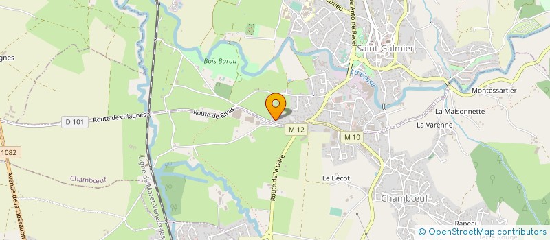 localisation de l'entreprise C E O  CHAMBUF