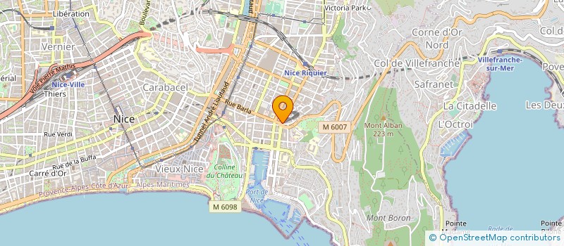 localisation de l'entreprise C.E.P à NICE