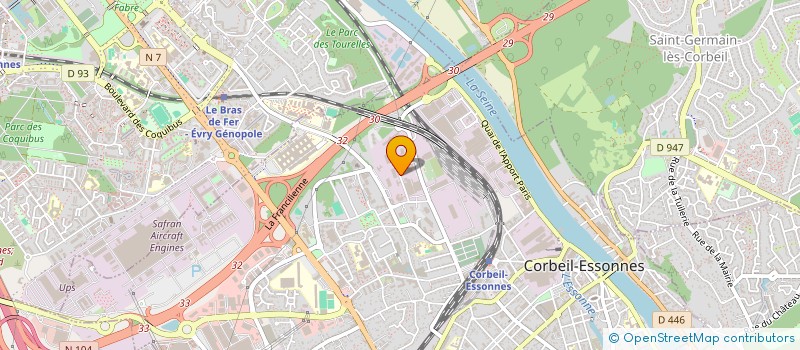 localisation de l'entreprise C E P à CORBEIL-ESSONNES