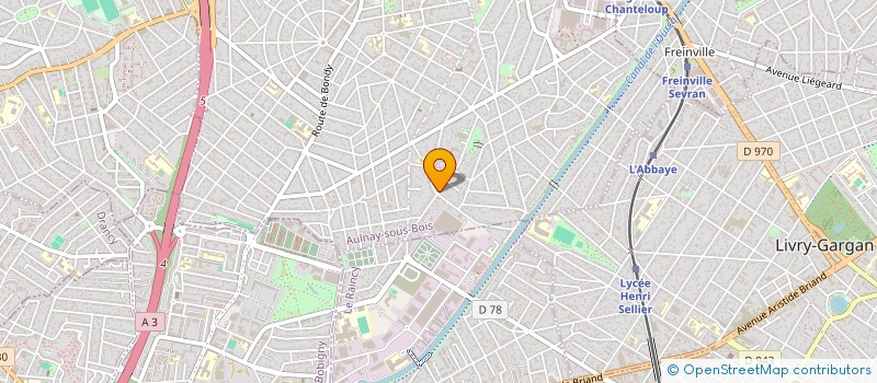 localisation de l'entreprise C.E.P. à AULNAY-SOUS-BOIS