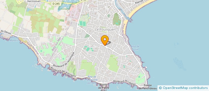 localisation de l'entreprise C.E.P  LE POULIGUEN