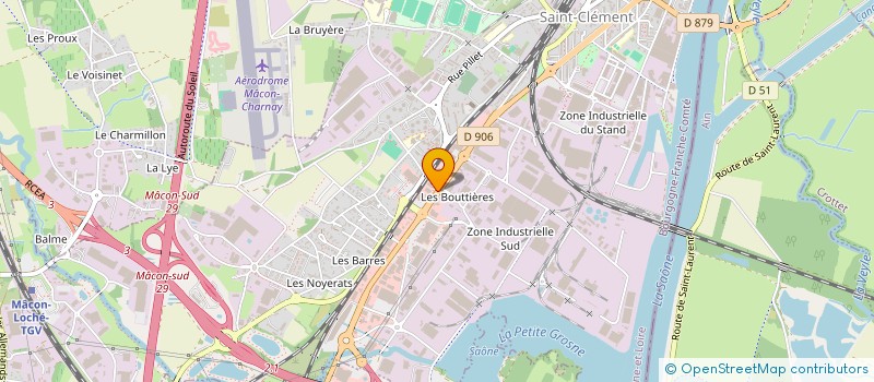 localisation de l'entreprise C.E.P.A.O. à MACON