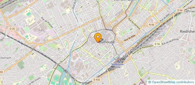 localisation de l'entreprise C.E.P.C.  MULHOUSE