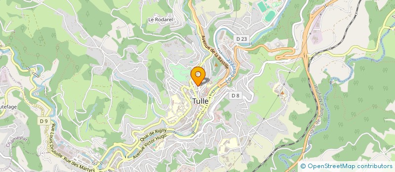 localisation de l'entreprise C.E.P.P. à TULLE