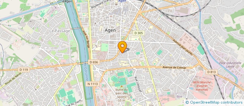 localisation de l'entreprise C.E.P.SOCIETE DE DIFFUSION  AGEN