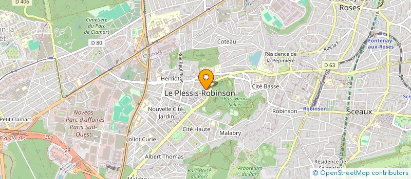 localisation de l'entreprise C&E PARTNERS à LE PLESSIS-ROBINSON
