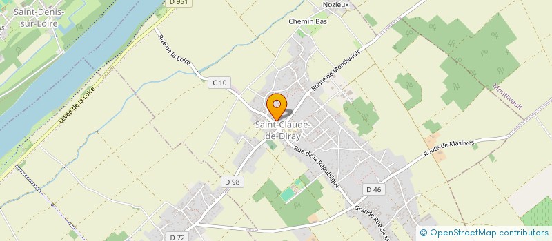 localisation de l'entreprise C.E PROCTER ET GAMBLE  SAINT-CLAUDE-DE-DIRAY