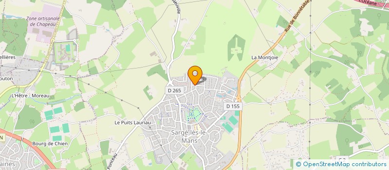 localisation de l'entreprise C&E PROPRIETE  SARGE-LES-LE-MANS