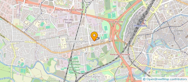 localisation de l'entreprise C.E.R à STRASBOURG