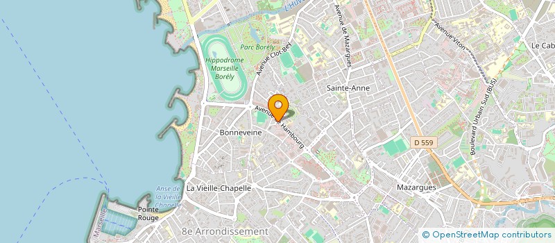 localisation de l'entreprise C.E.R.C.L.E.S. à MARSEILLE