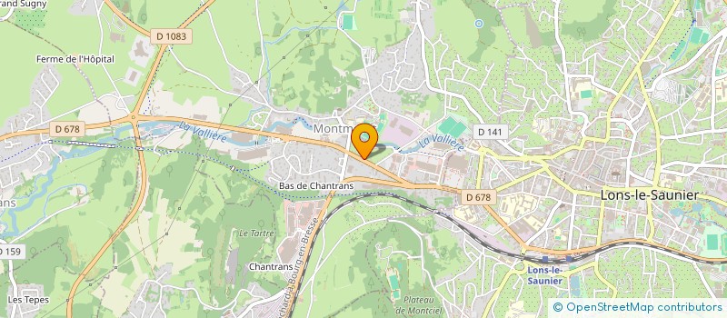 localisation de l'entreprise C.E.R CONSTRUCTION à MONTMOROT