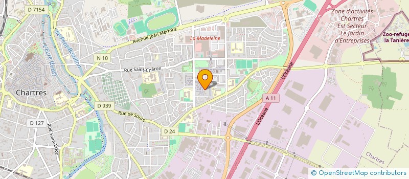 localisation de l'entreprise C.E.R.E.S. FORMATIONS à CHATEAUDUN