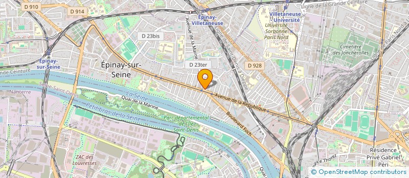 localisation de l'entreprise C E R EPINAY à EPINAY-SUR-SEINE