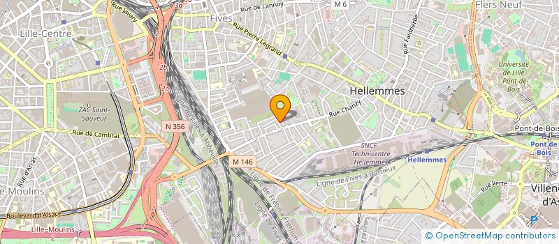 localisation de l'entreprise C.E.R.H  LILLE