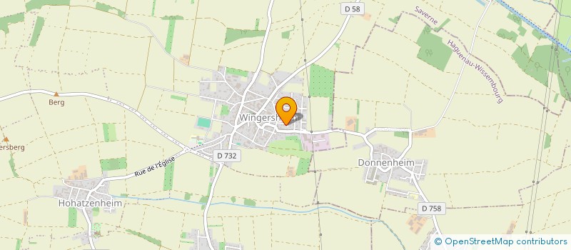 localisation de l'entreprise C E R I CONCEPT  ROTTELSHEIM