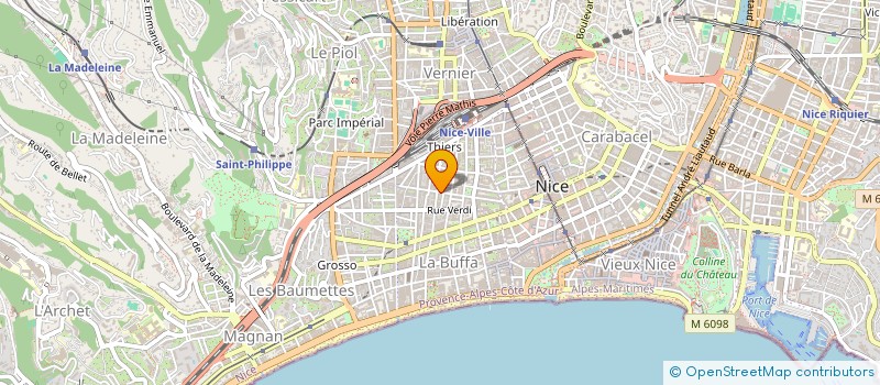 localisation de l'entreprise C E R P A M à NICE