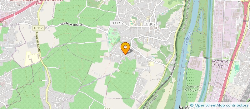 localisation de l'entreprise C.E.R.R. à IRIGNY