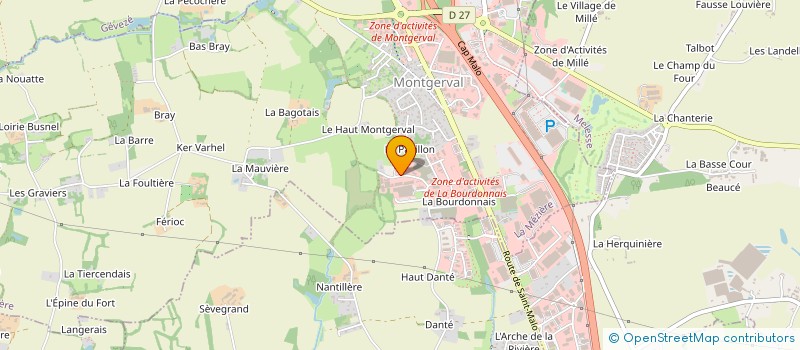 localisation de l'entreprise C.E.R.T. INOX  LA MEZIERE