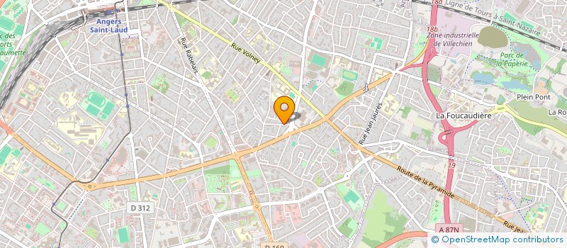 localisation de l'entreprise C.E.S  ANGERS