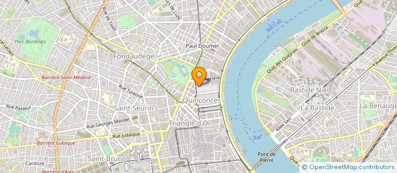 localisation de l'entreprise C E S A M à BORDEAUX