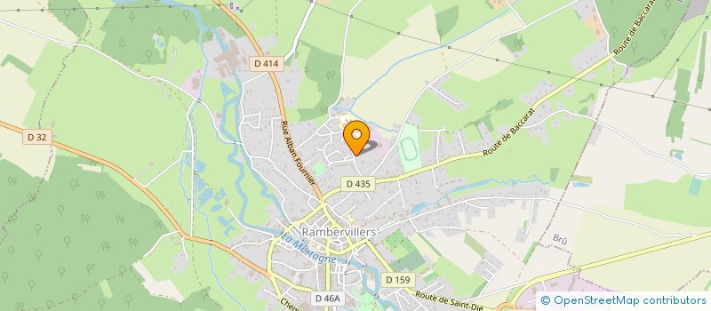 localisation de l'entreprise C.E.S.A.M 88  RAMBERVILLERS