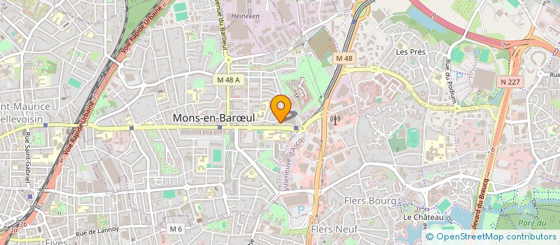 localisation de l'entreprise C.E.S.A.M. (COMITE DE SOUTIEN A L'ANIMATION MONSOISE)  MONS-EN-BARUL