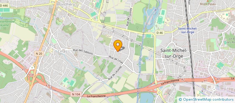 localisation de l'entreprise C.E.S.I.D. à LONGPONT-SUR-ORGE